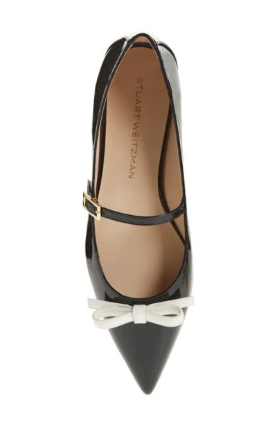 Stuart Weitzman Felicity Bow Mary Jane Flat