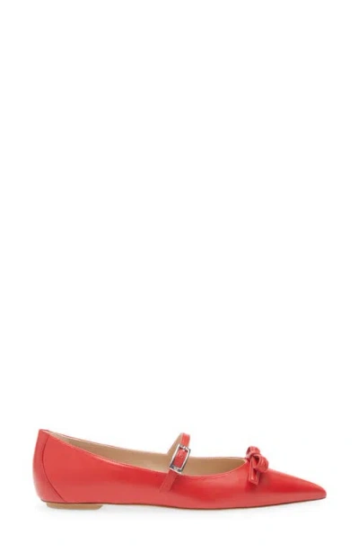 Stuart Weitzman Felicity Bow Mary Jane Flat