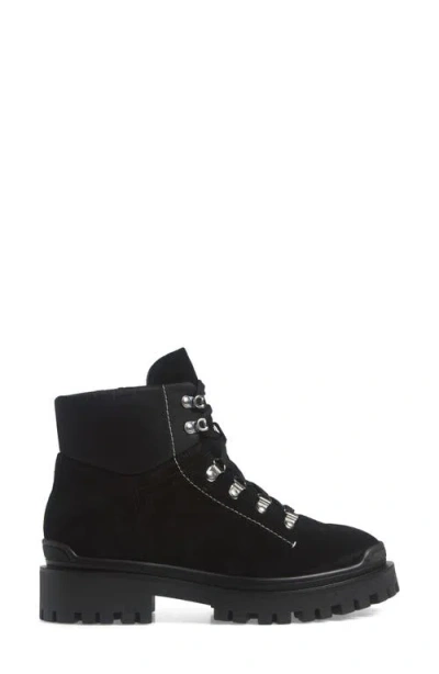 Aquatalia Cynthia Suede Nylon Lace-up Hiker Boots