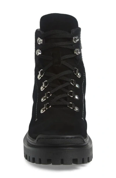 Aquatalia Cynthia Suede Nylon Lace-up Hiker Boots