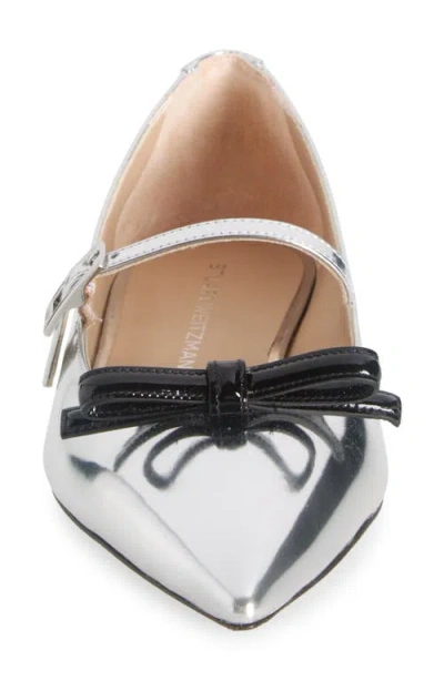 Stuart Weitzman Felicity Bow Mary Jane Flat