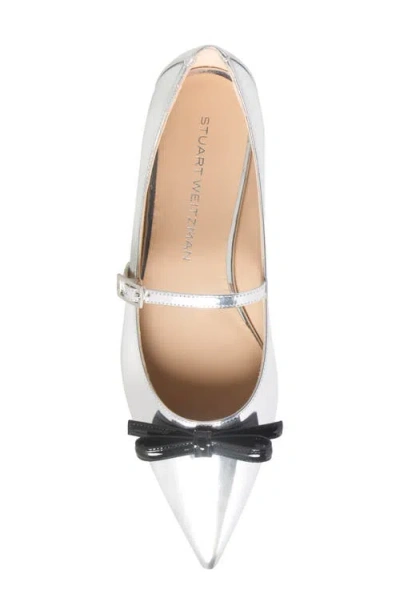 Stuart Weitzman Felicity Bow Mary Jane Flat