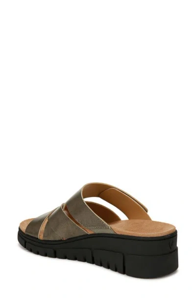 Vionic Uptown Sunset Slide Sandal In Gray