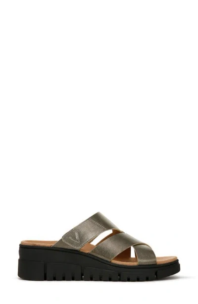 Vionic Uptown Sunset Slide Sandal In Gray