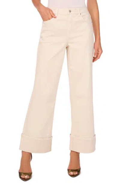 1.state High Waist Cuffed Wide Leg Jeans