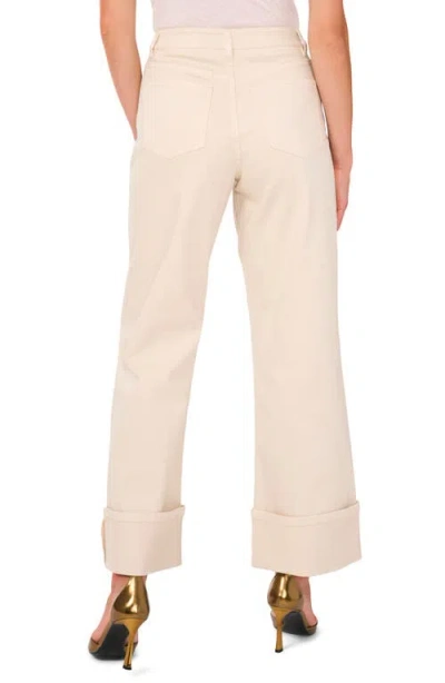 1.state High Waist Cuffed Wide Leg Jeans