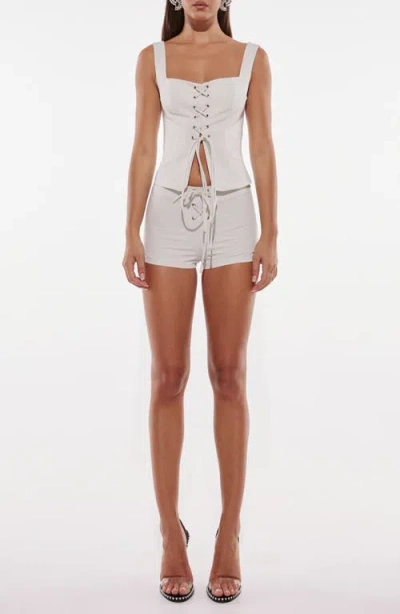By.dyln Emmeline Lace-up Corset Top