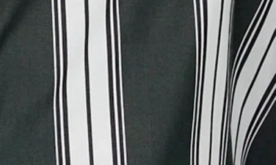 Madewell Stripe Oversize Short Sleeve Button-up Shirt