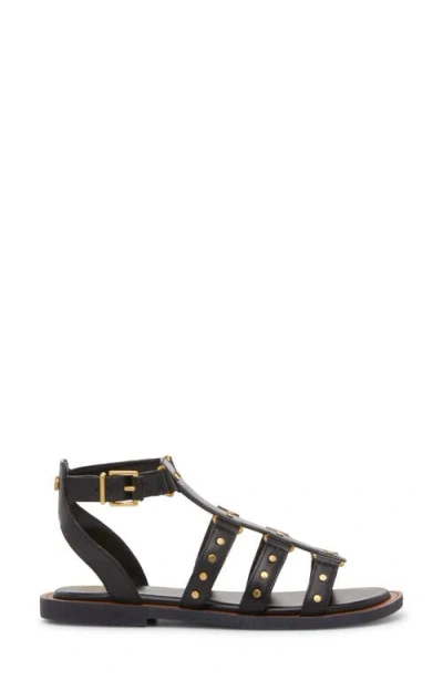 Vince Camuto Women's Claira Studded Gladiator Sandals In Black
