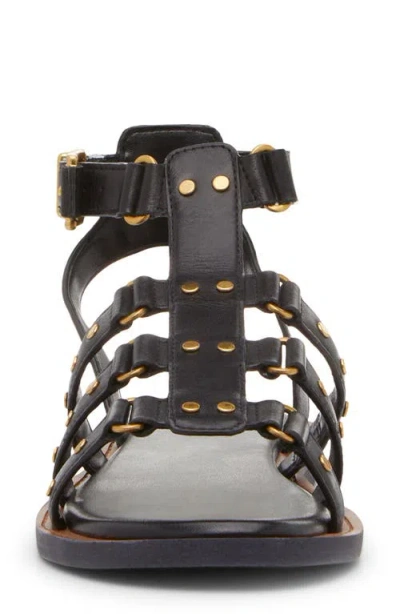 Vince Camuto Women's Claira Studded Gladiator Sandals In Black