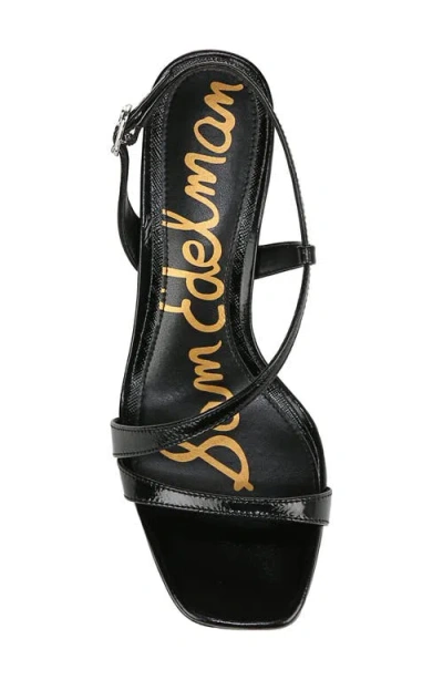 Sam Edelman Prance Strappy Heel Black Leather
