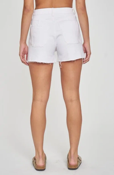 Daze Knockout High Waist Cargo Denim Cutoff Shorts