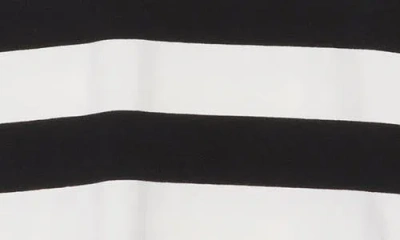 Bluegrey Stripe Pleated Tank In Black