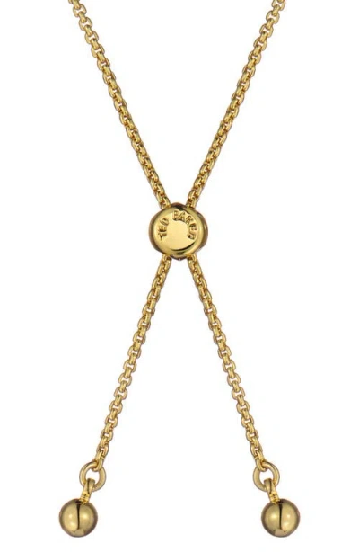 Ted Baker Cherla Crystal Button Adjustable Bracelet