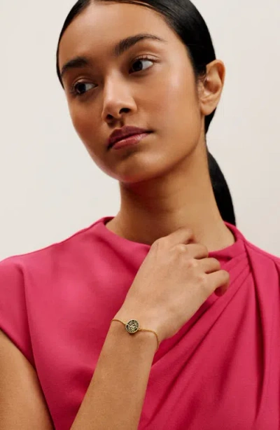 Ted Baker Monelle Monogram Button Pendant Bracelet