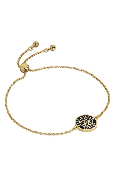 Ted Baker Monelle Monogram Button Pendant Bracelet