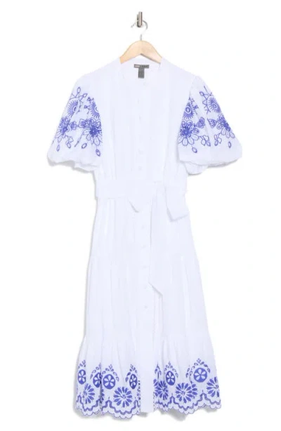 Love By Design Long Beach Embroidered Shirtdress