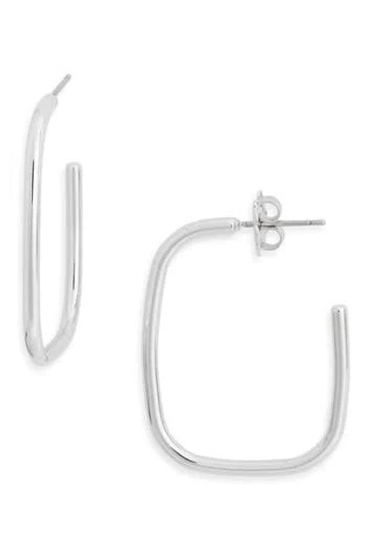 Nordstrom Rack Rounded Square Hoop Earrings