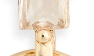 Nordstrom Rack Baguette Cz Ring Drop Earrings