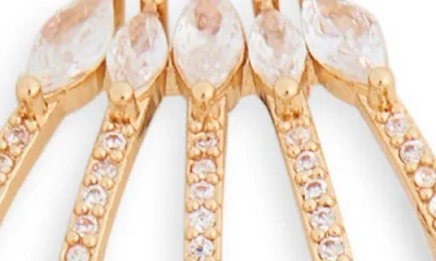 Nordstrom Rack Cz Pavé Caged Huggie Earrings