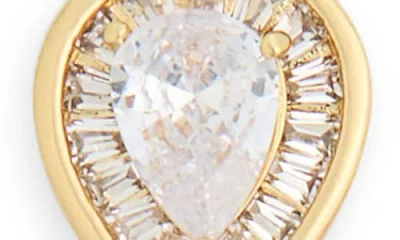 Nordstrom Rack Cz Pear Jacket Stud Earrings