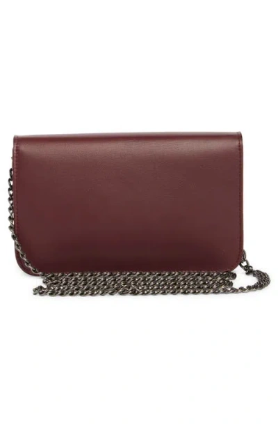 Longchamp Perforated Leather Wallet On A Chain