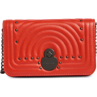 Longchamp Quilted Leather Wallet On A Chain