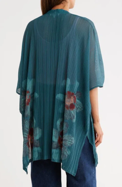 Dr2 By Daniel Rainn Floral Mesh Ruana