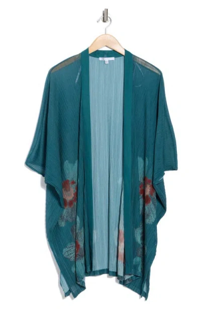 Dr2 By Daniel Rainn Floral Mesh Ruana