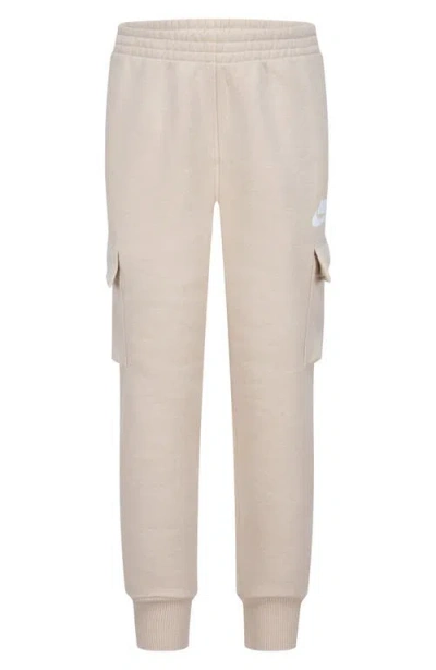 Nike Kids' Fleece Joggers In White