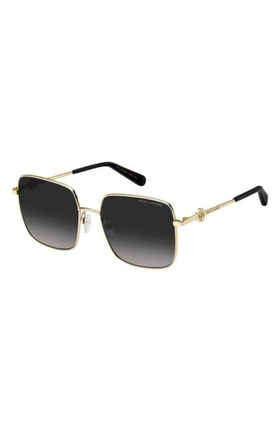 Marc Jacobs 58mm Gradient Square Sunglasses