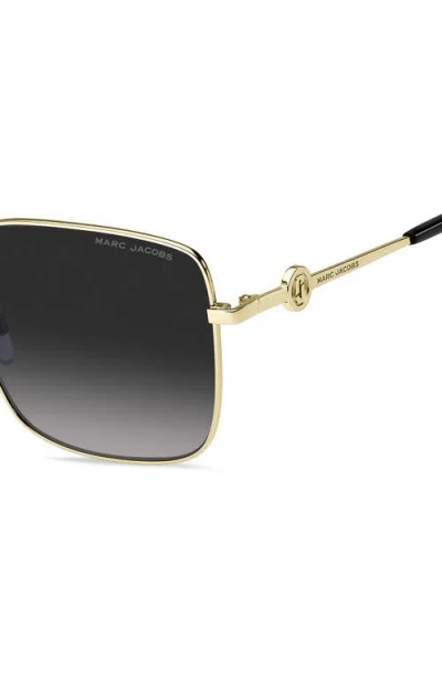 Marc Jacobs 58mm Gradient Square Sunglasses