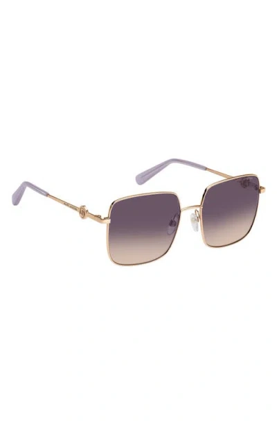 Marc Jacobs 58mm Gradient Square Sunglasses