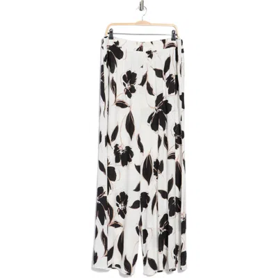 Renee C Floral Print Wide Leg Pants
