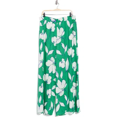 Renee C Floral Print Wide Leg Pants