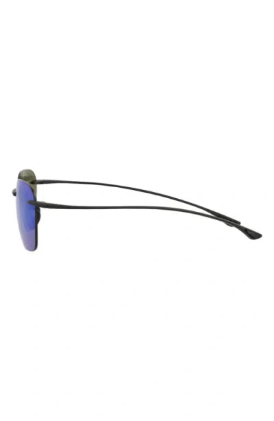 Maui Jim 50mm Polarized Rimless Square Sunglasses