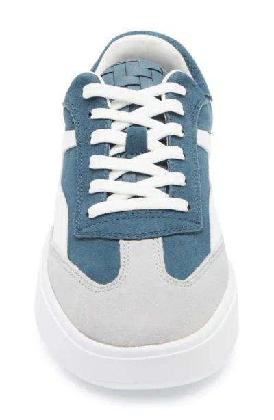 Karl Lagerfeld Paris Suede Side-k Sneaker In Blue