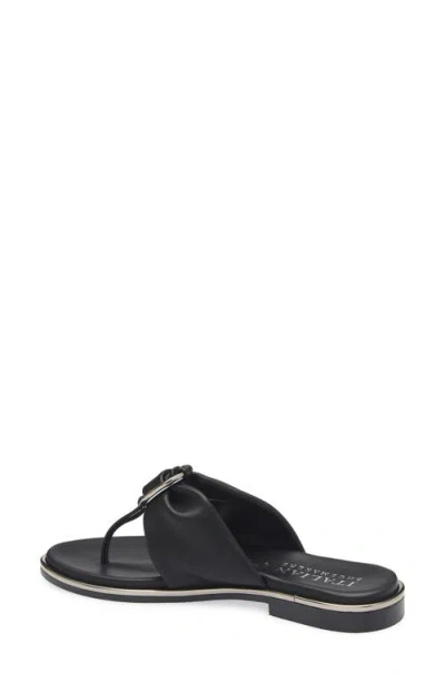 Italian Shoemakers Martie Flat Sandal In Black