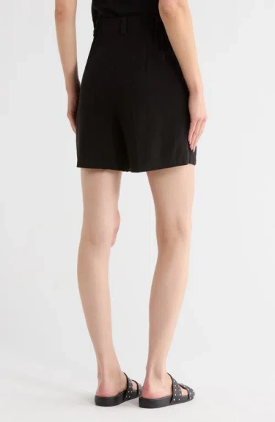 Asos Design Tall Dad Shorts In Black