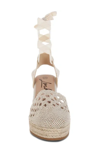 London Rag Sea Breeze Espadrille Platform Wedge Pump