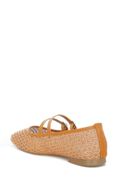 London Rag Lumina Mary Jane Flat In Brown