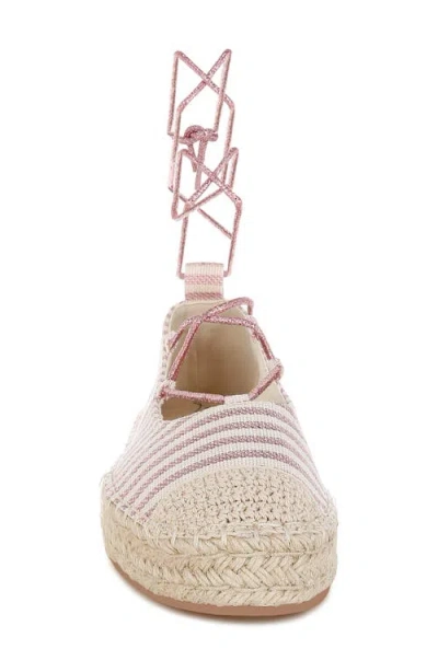 London Rag Oplin Espadrille Ankle Wrap Flat