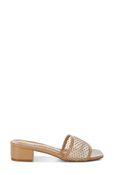 London Rag Kenzia Rhinestone Studded Sandal In Nude