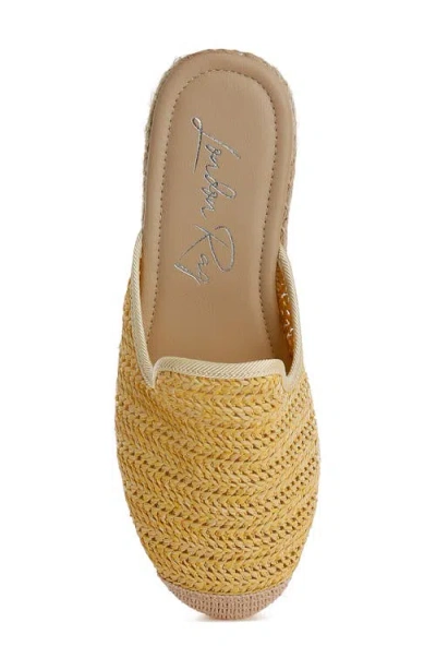 London Rag Nongai Raffia Espadrille Mule