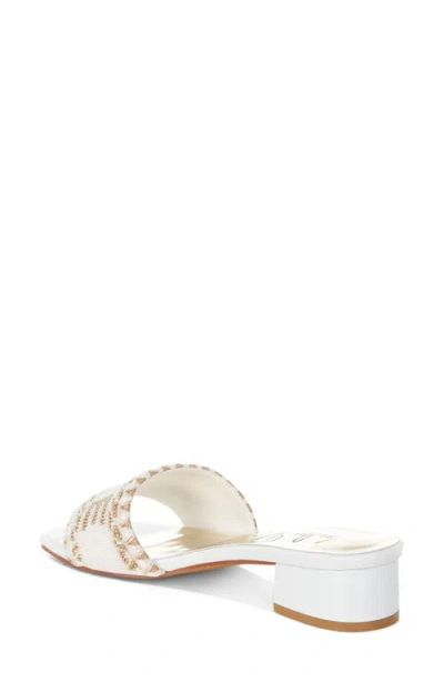 London Rag Vacay Babe Lake Como Beaded Slide Sandal