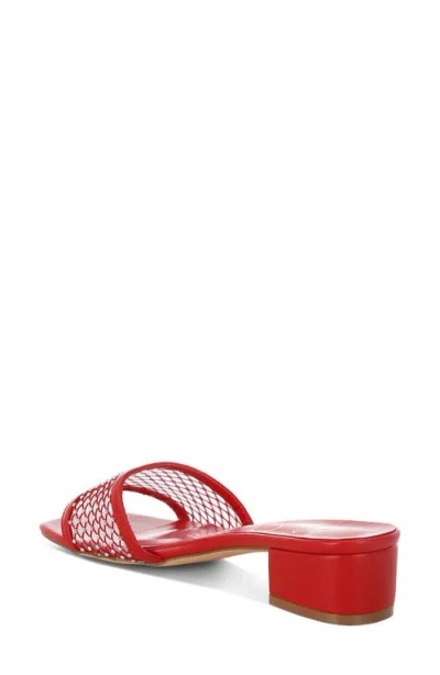 London Rag Kenzia Rhinestone Studded Sandal In Red