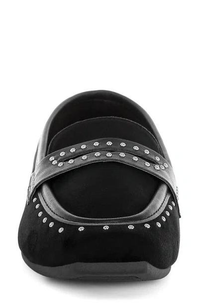 London Rag Lumina Studded Penny Loafer In Black