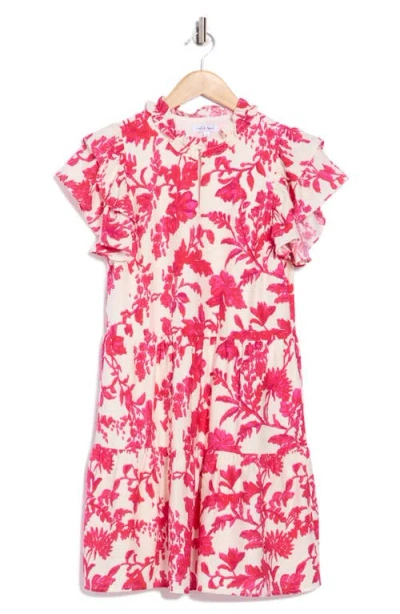 Wishlist Tiered Short Sleeve Dress