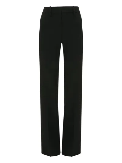 Victoria Beckham Tailored Straight Leg Trousers In Black