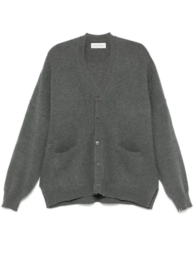 Extreme Cashmere Green Tokio Cashmere Cardigan In Gray